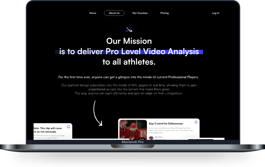 Pro View Landing landing page